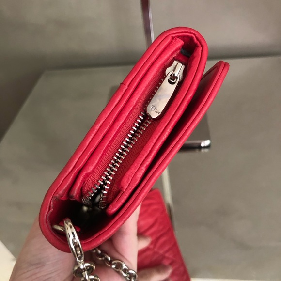 DIOR jumbo cannage wallet on chain - Picture 8 of 9